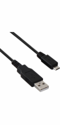 Akyga USB A-MicroB 1.0m/černá  