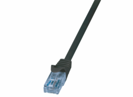 LOGILINK CP3013U LOGILINK - Patch Cable Cat.6A 10GE Home U/UTP EconLine black 0,25m