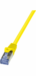 LOGILINK CQ3017S Patch kabel 6A 10G S/FTP PIMF PrimeLine žlutý 0.25m