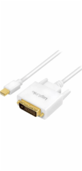 LOGILINK CV0137 LOGILINK - Mini DisplayPort to DVI, white, 1.8m