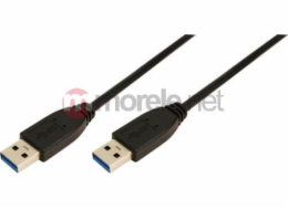 LOGILINK CU0040 LOGILINK - Kabel USB 3.0 Type- A Male typu samec 3m, černá