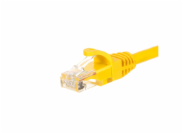 NETRACK BZPAT1UY patch cable RJ45 snagless boot Cat 5e UTP 1m yellow