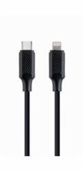 GEMBIRD Kabel USB 2.0 Type-C na Ligtning (CM/8pinM), 1,5m, datový, černá