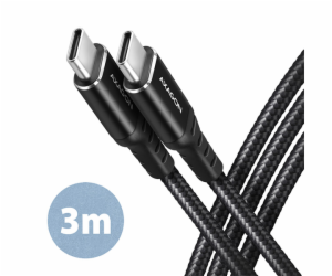 AXAGON BUCM-CM30AB, HQ kabel USB-C <-> USB-C, 3m, USB 2.0...