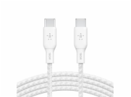 Belkin BOOST CHARGE™ USB-C na USB-C kabel 100W, 3m, bílý - odolný