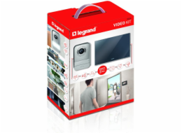 LEGRAND domovní video telefon, sada pro 1 byt, vstupní panel + 7“ barevný displej - bílý