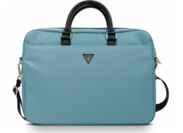 Taška Guess Nylonová taška Guess pro Macbook 15/16 modrá
