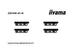 Iiyama OMK4-4 - Upevňovací komponent (4 držáky) - pro Displej LCD - velikost obrazovky: 32" - pro ProLite TF3239MSC-B1AG