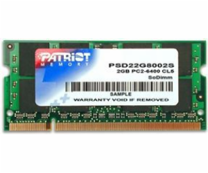 PATRIOT 2GB DDR2 PC2-6400 800MHz CL5 Signature Line Singl...