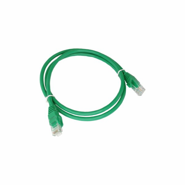 U/UTP Cat.6 PVC Patch Cord 0.25m green ALANTEC