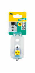 Wolfcraft speciální vrták pro instalaci vo. baterií do lamin. zesílených plast. dřezů, o 28, 32, 35 mm 3759000