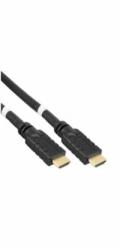 PremiumCord HDMI High Speed with Ether.4K@60Hz kabel se zesilovačem,30m, 3x stínění, M/M, zlacené konektory