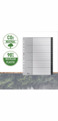 Ekologický rejstřík Leitz, PP, extra široký, A-Z LEITZ Ekologické rejstříky RECYCLE A-Z A4 PP
