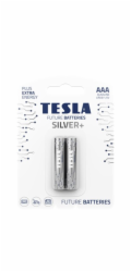 TESLA - baterie AAA SILVER+, 2ks, LR03