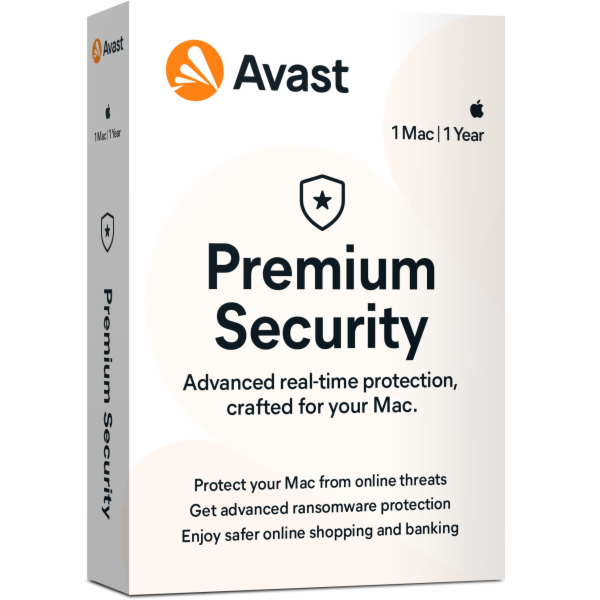 Avast Premium Security for Mac - Licence na předplatné (1...