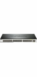 D-Link DGS-1210-48 52-port Gigabit Smart Switch, 48x GbE, 4x RJ45/SFP, fanless