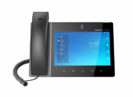 Grandstream GXV3480 VoIP telefon, 16x SIP, barevný dotykový 8" displej, PoE, WiFi, BT, USB