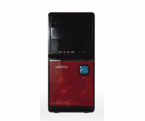 AMEI AM-C1002BR/Micro ATX/Černá a červená