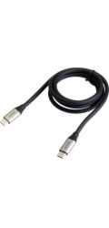 USB Unitek USB-C na USB-C kabel stříbrný (C14091ABK)