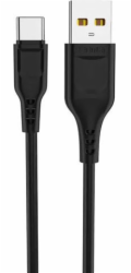 Denmen USB-A – USB-C kabel USB 1 m černý (29349)