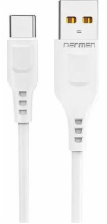 DENMEN D01T USB cable USB - USB-C 2 4A 1M White