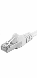 PREMIUMCORD Patch kabel CAT6a S-FTP, RJ45-RJ45, AWG 26/7 7m bílá