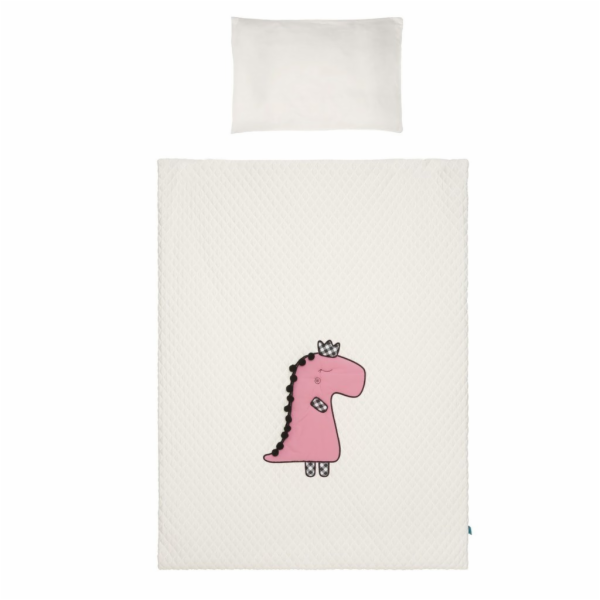 2-dílné ložní povlečení Belisima Dino 3D 100/135 smetanov...