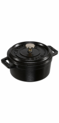 Staub Mini Cocotte 10cm kulaty černý litina