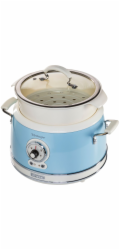 Ariete Vintage multifunkcní parní hrnec, modrý