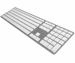 Bezdrátová klávesnice Matias Silver Silver UK (FK418BTLSB...