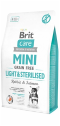 BRIT Care Mini Light&Sterilised - suché krmivo pro psy - 2 kg