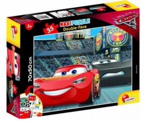 Lisciani Oboustranné puzzle 35 dílků Maxi Cars 3 Go! Mu! ...