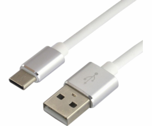 everActive cable USB-C 1m - White silicone quick charge 3...