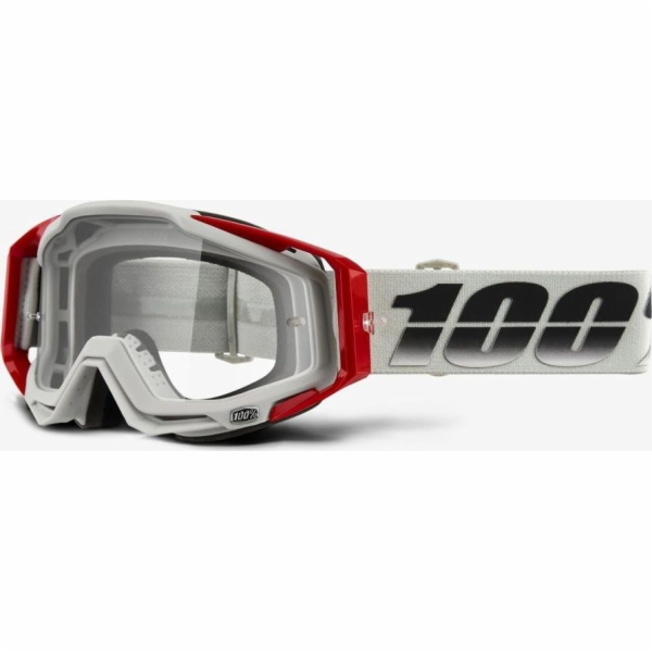 100% RACECRAFT SUEZ (čiré zorníky proti zamlžování + 10 s...