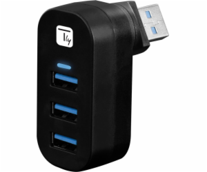 USB HUB Techly 3x USB-A 3.0 (IUSB3-HUB3-ROTB)