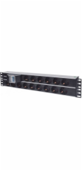 Intellinet napájecí lišta PDU 2U pro rack 19" černá 15x Schuko 3m (714051)