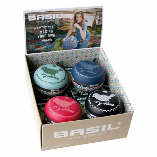 Basil Zvon na kolo BIG BELL BOHEME 80 mm Mix barev Box 4 ...