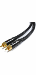 Melodika RCA (Cinch) x2 - RCA (Cinch) x2 kabel 2m černý