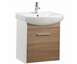 KFA Sella Platinum skříňka pod umyvadlo 40cm bílá + hnědá...
