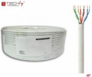 Instalační kabel kroucený U / UTP Cat5e 4x2 lankový CCA 1...