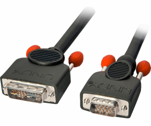 Lindy DVI-A - D-Sub (VGA) kabel 1m černý (41195)