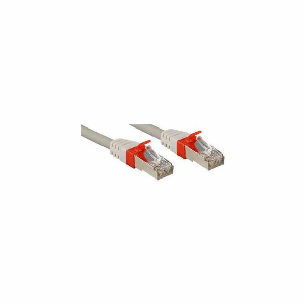 Lindy Patchcord Cat6a, S/FTP, 20m, šedý (45359)