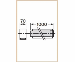 Vaillant Prodlužovací trubka DN80/125 1m 303203