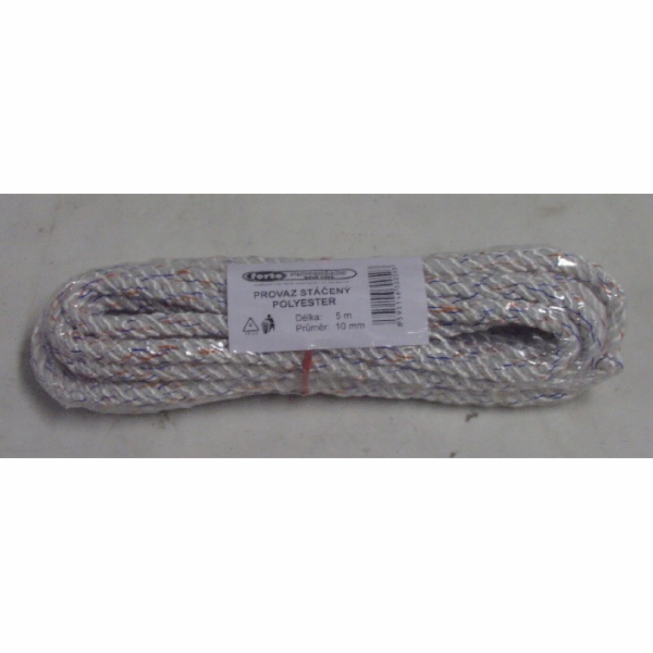 Provaz PES 10 mm/10 m-pevnost 1400 kg