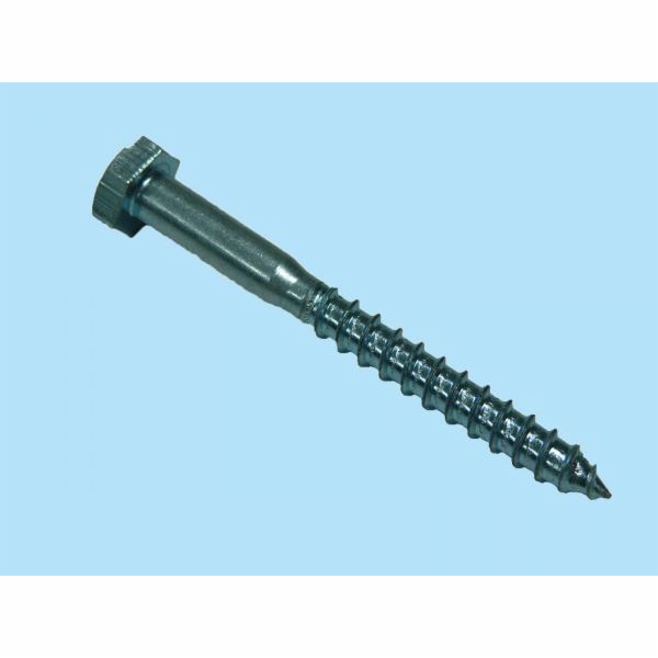 Vrut podstavcový 6-tihran 8x90 mm zn DIN 571 100ks