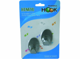 Háček samolepící 2 ks nerez 5,5x3,5 cm