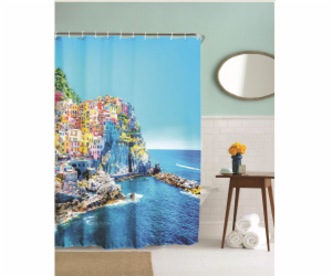 Závěs koupelnový 180x200 cm Polyester Manarola