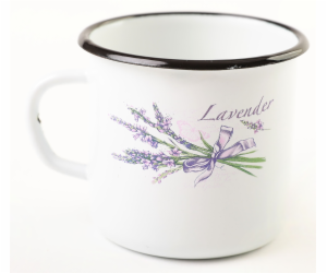 Hrnek 250 ml smalt levandule