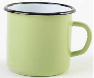 Hrnek smalt 400 ml máta