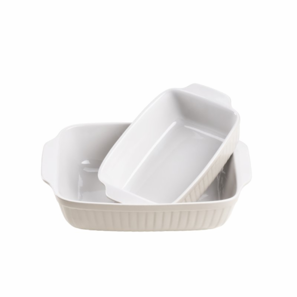 Souprava zapékacích mís 2 dílná KITCHEN TIME šedá